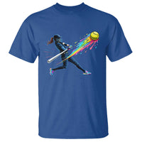 Softball Player Drip T Shirt