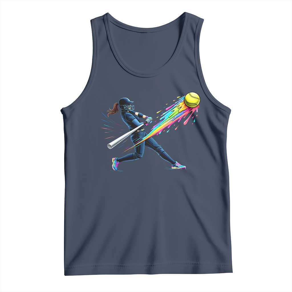Softball Player Drip Tank Top