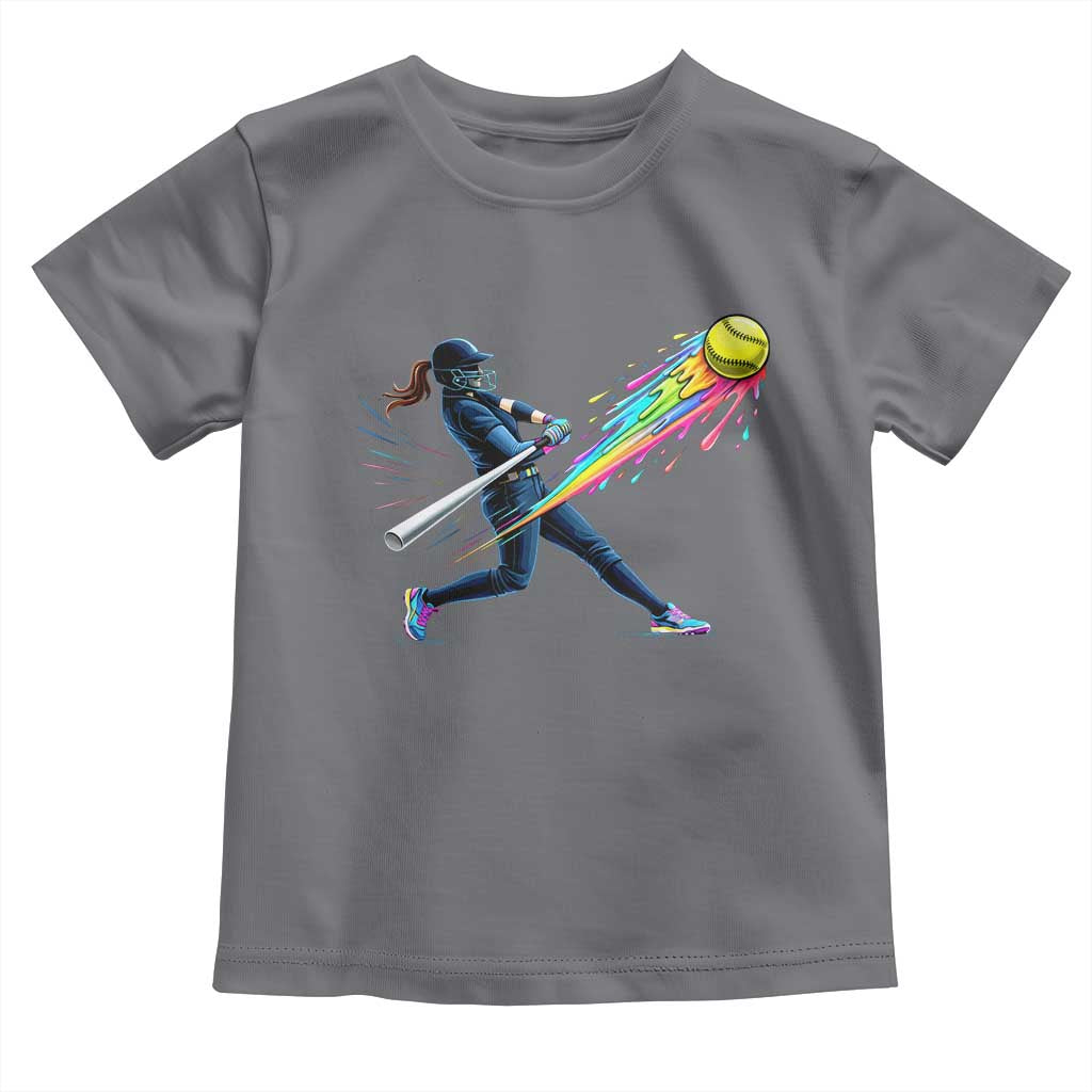Softball Player Drip Toddler T Shirt