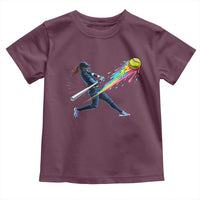 Softball Player Drip Toddler T Shirt