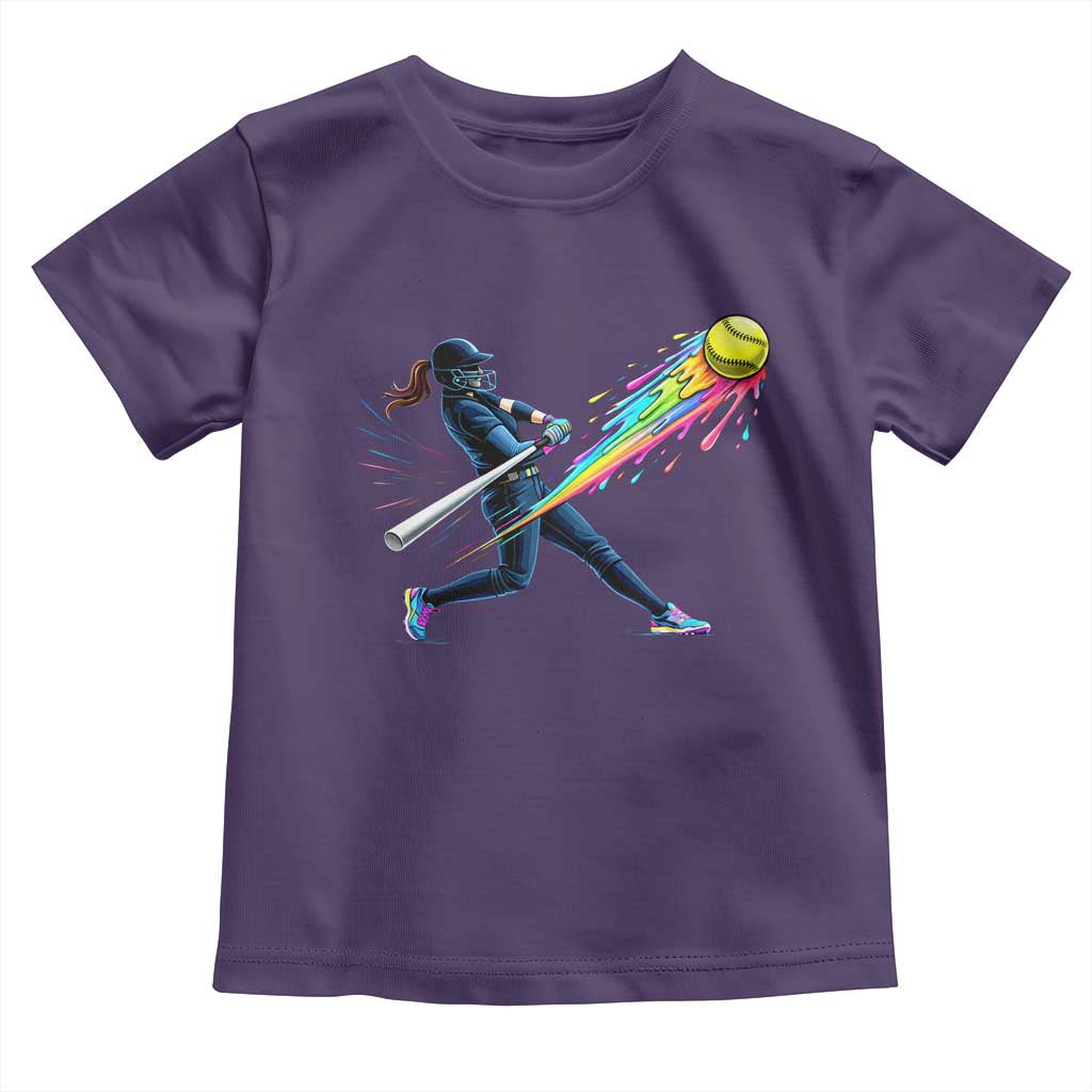 Softball Player Drip Toddler T Shirt