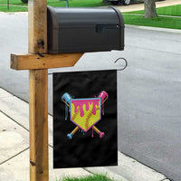 Softball Drip Garden Flag Ice Cream Drip Youth Girls Softball Sport