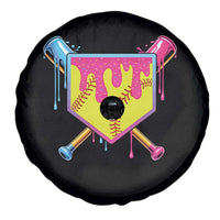 Softball Drip Spare Tire Cover Ice Cream Drip Youth Girls Softball Sport