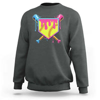 Softball Drip Sweatshirt Ice Cream Drip Youth Girls Softball Sport