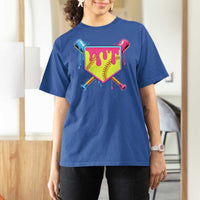 Softball Drip T Shirt For Women Ice Cream Drip Youth Girls Softball Sport