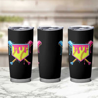 Softball Drip Tumbler Cup Ice Cream Drip Youth Girls Softball Sport