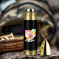 Softball Drip Bullet Tumbler Cute Softball Girls Ice Cream Drip Game Day