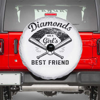 Softball Mom Gift Spare Tire Cover Diamonds Are A Girls Best Friend