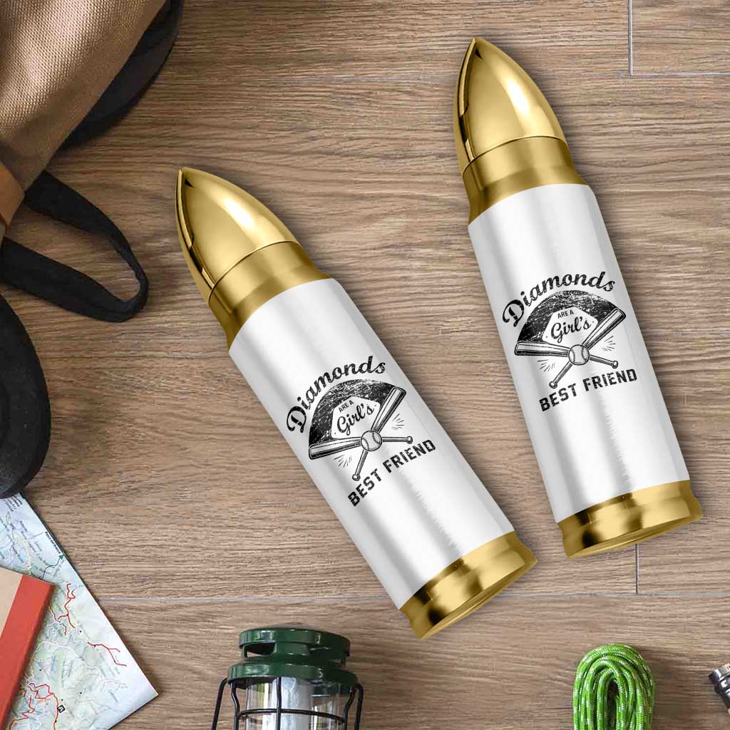 Softball Mom Gift Bullet Tumbler Diamonds Are A Girls Best Friend