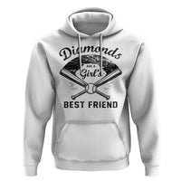 Softball Mom Gift Hoodie Diamonds Are A Girls Best Friend