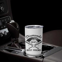 Softball Mom Gift Tumbler Cup Diamonds Are A Girls Best Friend