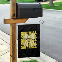 Softball Bow Garden Flag Sister Sport Lovers Girls Team