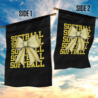 Softball Bow Garden Flag Sister Sport Lovers Girls Team