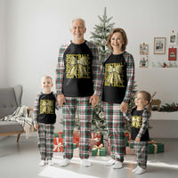 Softball Bow Plaid Pajama Set Sister Sport Lovers Girls Team
