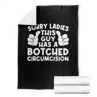 Inappropriate Adult Throw Blanket This Guy Botched Funny Cringe Offensive Humor Men