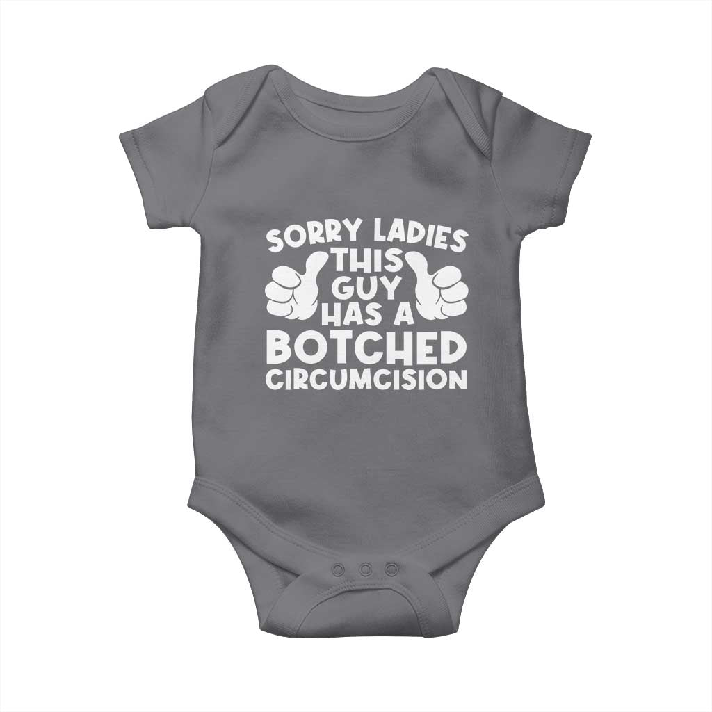 Inappropriate Adult Baby Onesie This Guy Botched Funny Cringe Offensive Humor Men
