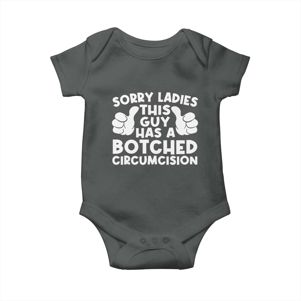 Inappropriate Adult Baby Onesie This Guy Botched Funny Cringe Offensive Humor Men
