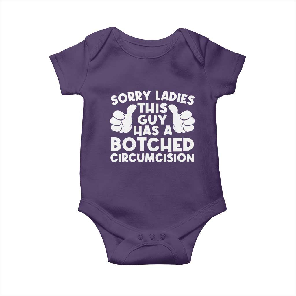 Inappropriate Adult Baby Onesie This Guy Botched Funny Cringe Offensive Humor Men
