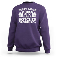 Inappropriate Adult Sweatshirt This Guy Botched Funny Cringe Offensive Humor Men