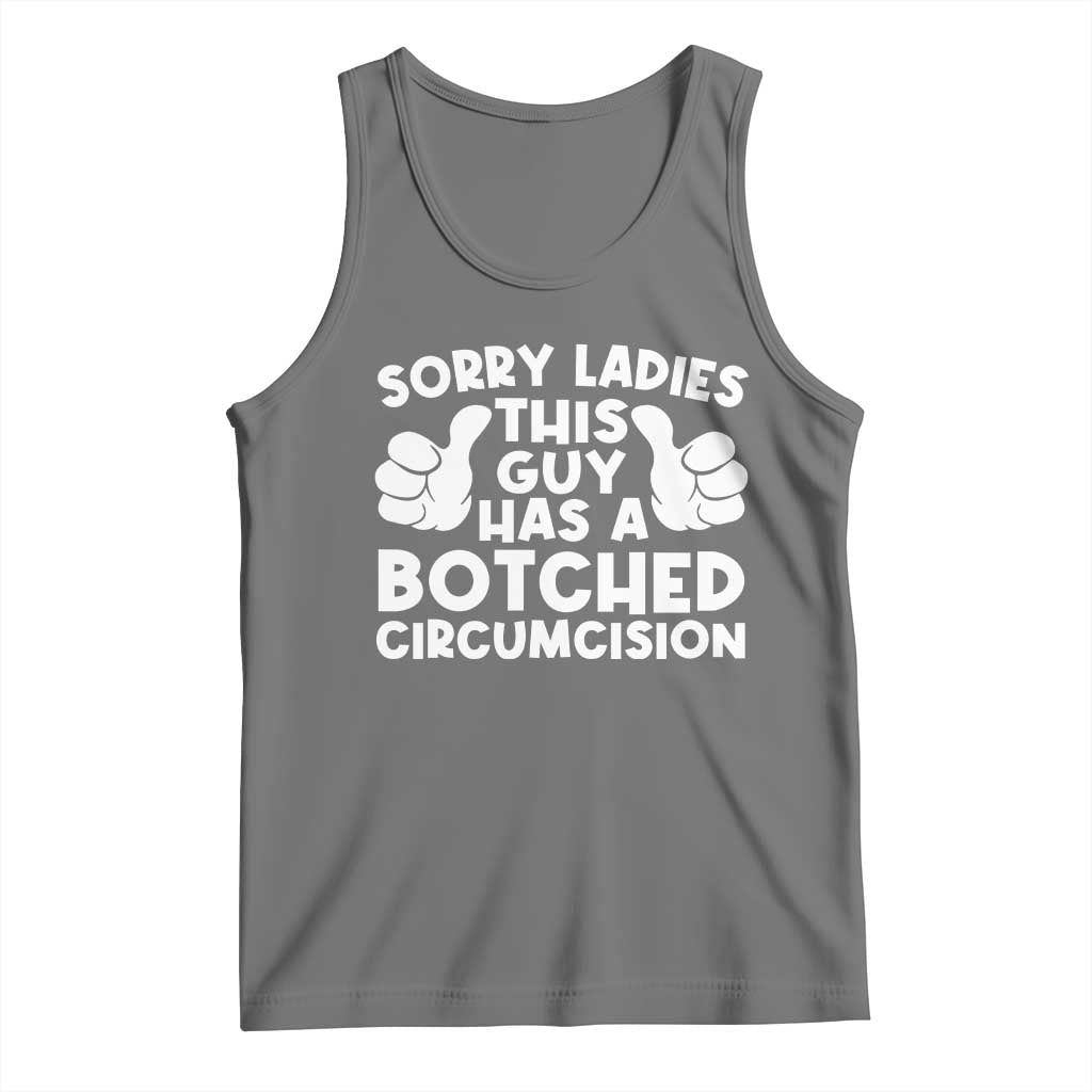 Inappropriate Adult Tank Top This Guy Botched Funny Cringe Offensive Humor Men