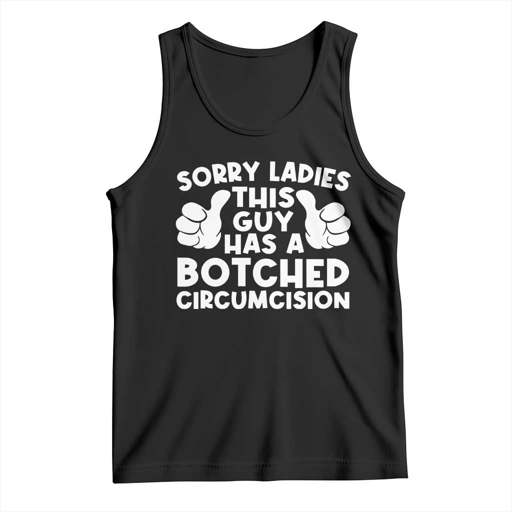 Inappropriate Adult Tank Top This Guy Botched Funny Cringe Offensive Humor Men