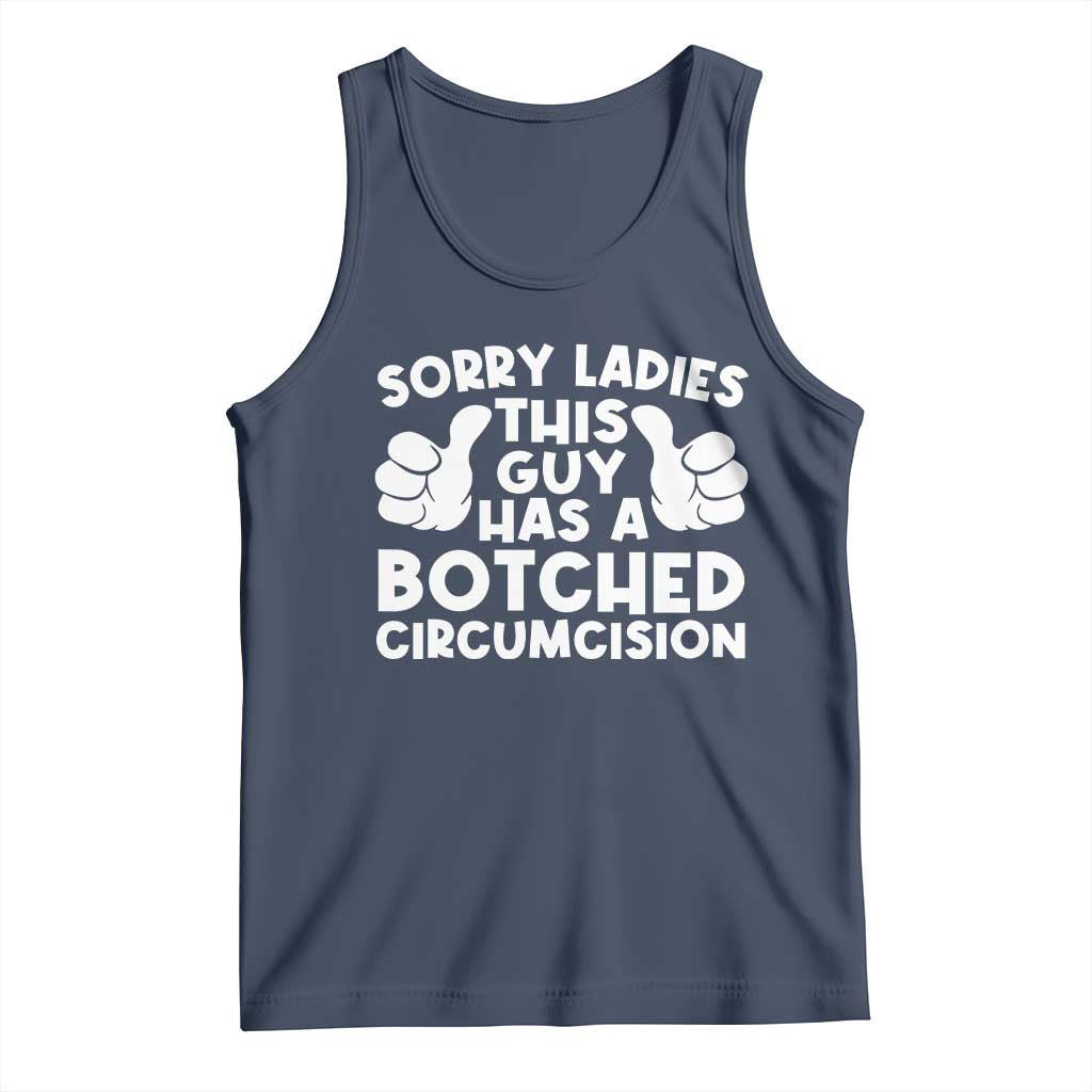 Inappropriate Adult Tank Top This Guy Botched Funny Cringe Offensive Humor Men