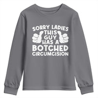 Inappropriate Adult Youth Sweatshirt This Guy Botched Funny Cringe Offensive Humor Men