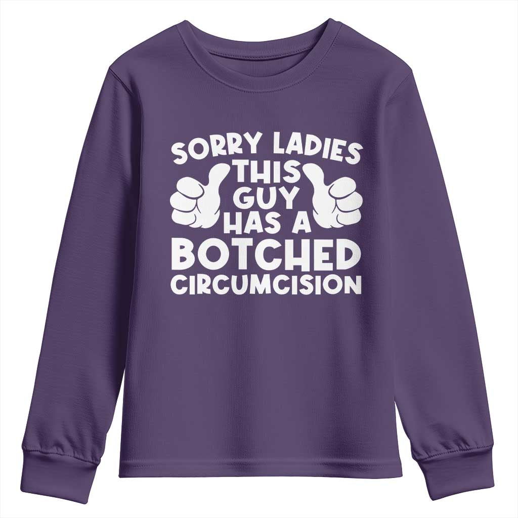 Inappropriate Adult Youth Sweatshirt This Guy Botched Funny Cringe Offensive Humor Men