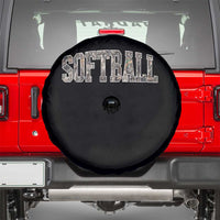 Camo Softball Spare Tire Cover Vintage Camouflage Softball Varsity Game Day