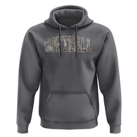 Camo Softball Hoodie Vintage Camouflage Softball Varsity Game Day