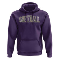 Camo Softball Hoodie Vintage Camouflage Softball Varsity Game Day