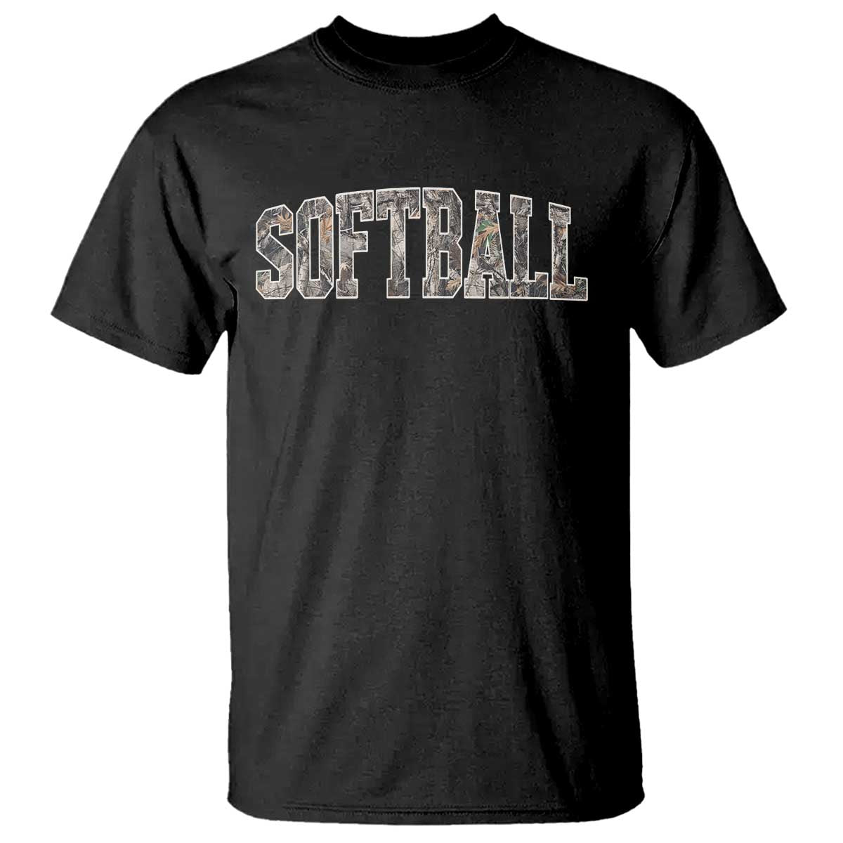 Camo Softball T Shirt Vintage Camouflage Softball Varsity Game Day