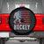 Hockey Bigfoot USA Flag Spare Tire Cover Vintage Patriotic Ice Hockey Player - Wonder Print Shop