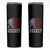 Hockey Bigfoot USA Flag Skinny Tumbler Vintage Patriotic Ice Hockey Player - Wonder Print Shop
