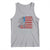 Hockey Bigfoot USA Flag Tank Top Vintage Patriotic Ice Hockey Player - Wonder Print Shop