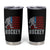 Hockey Bigfoot USA Flag Tumbler Cup Vintage Patriotic Ice Hockey Player - Wonder Print Shop