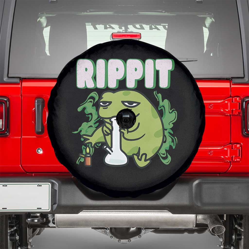 Rippit Frog Meme Spare Tire Cover Funny Stoner Bong Rip - Wonder Print Shop