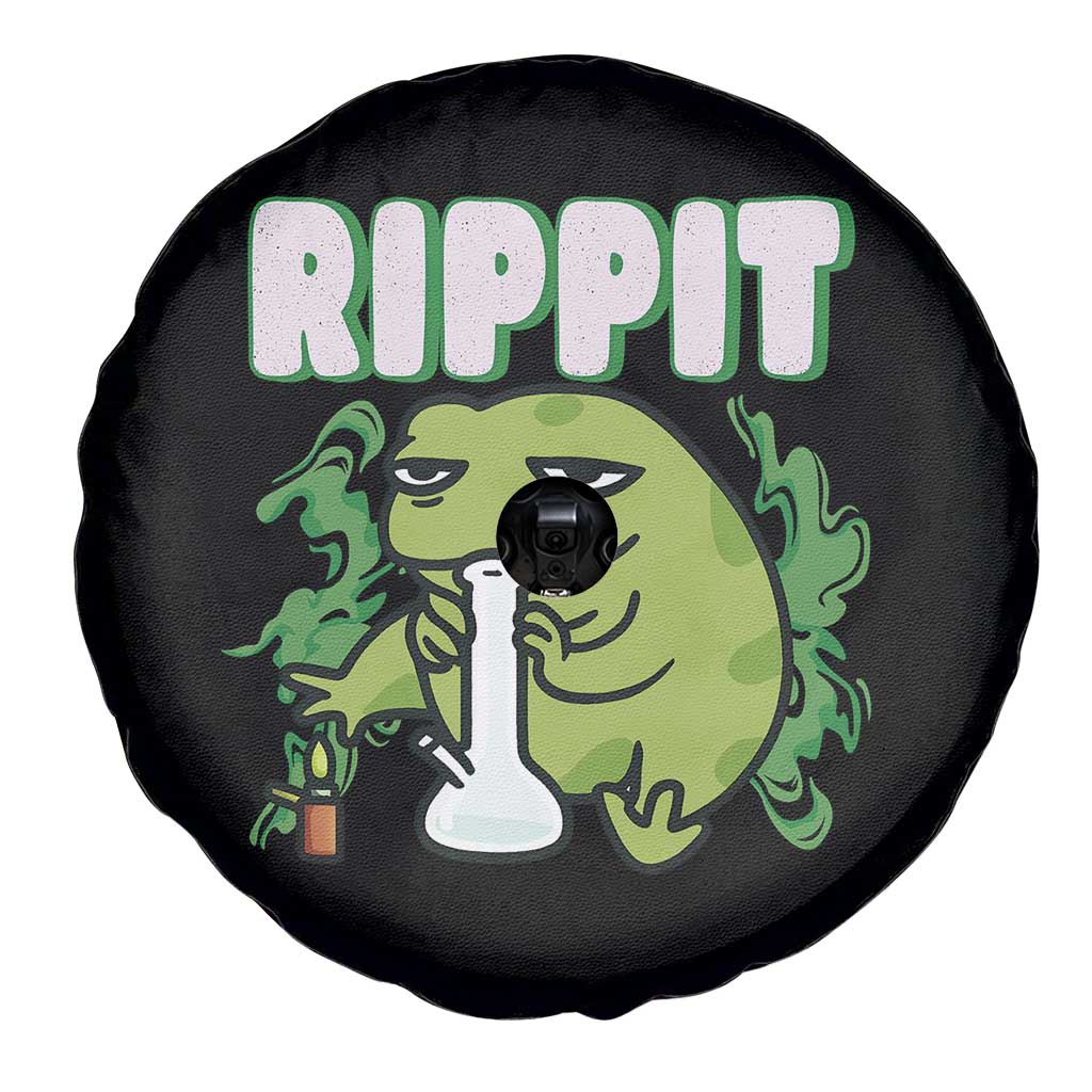 Rippit Frog Meme Spare Tire Cover Funny Stoner Bong Rip - Wonder Print Shop