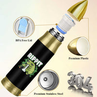 Rippit Frog Meme Bullet Tumbler Funny Stoner Bong Rip - Wonder Print Shop