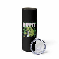 Rippit Frog Meme Skinny Tumbler Funny Stoner Bong Rip - Wonder Print Shop