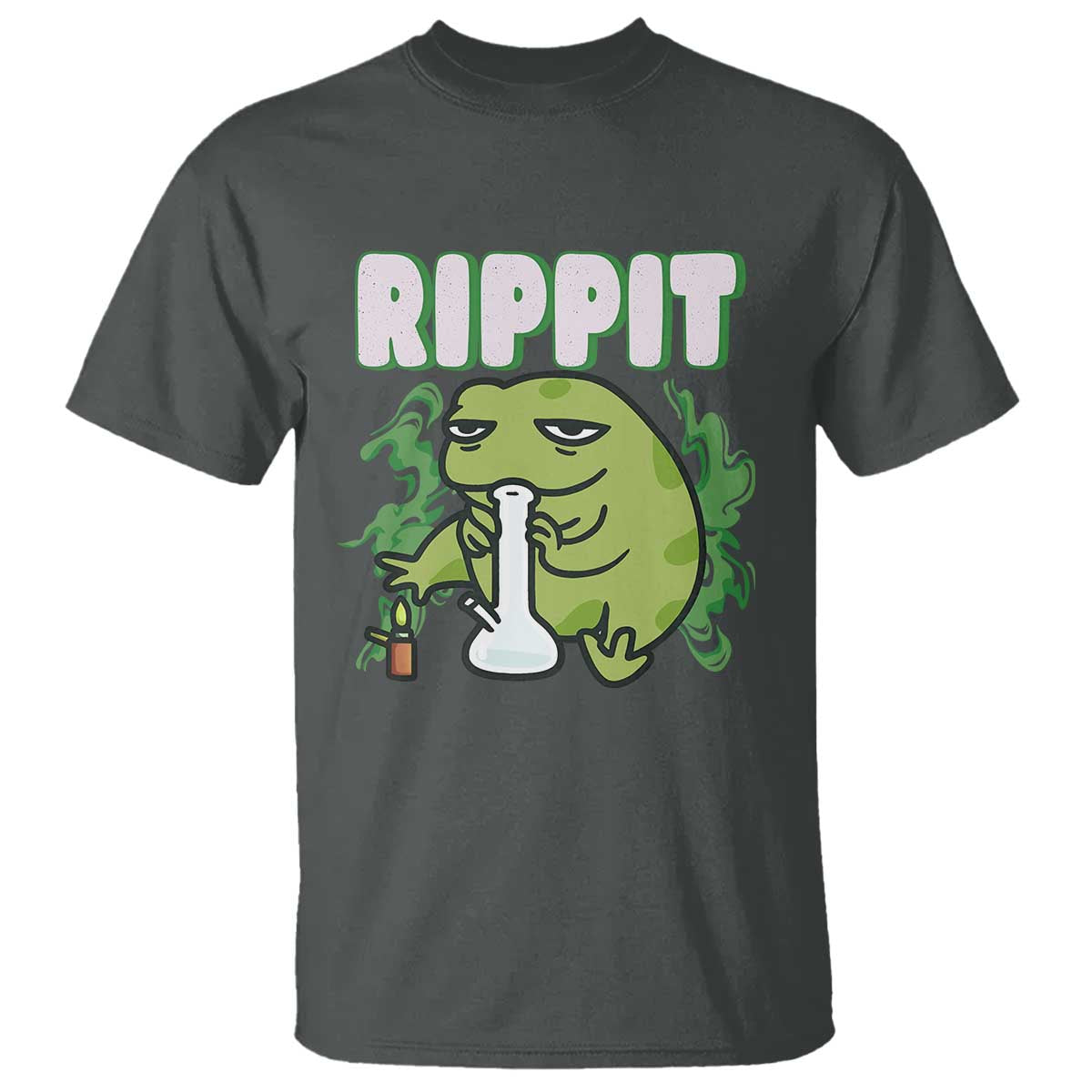 Rippit Frog Meme T Shirt Funny Stoner Bong Rip - Wonder Print Shop