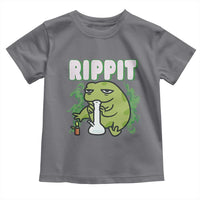 Rippit Frog Meme Toddler T Shirt Funny Stoner Bong Rip - Wonder Print Shop