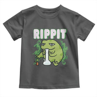 Rippit Frog Meme Toddler T Shirt Funny Stoner Bong Rip - Wonder Print Shop