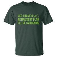Funny Retired Weed Lovers T Shirt I Have a Retirement Plan Gardening Marijuana 420 Gift