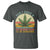 Funny Retired Weed Lovers T Shirt Vintage I Have a Retirement Plan Gardening 420 Gift