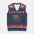 Proud Retired Teacher V-Neck Knit Sweater Vest I Came I Taught I Made a Difference Retirement - Wonder Print Shop
