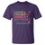 Proud Retired Teacher T Shirt I Came I Taught I Made a Difference Retirement