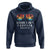 Retired Teacher 2025 Hoodie School's Out Forever Retirement Summer Vibes
