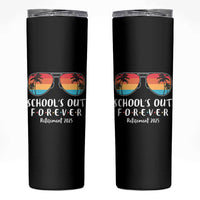 Retired Teacher 2025 Skinny Tumbler School's Out Forever Retirement Summer Vibes