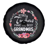 Retired Teacher Spare Tire Cover Floral For Grandmas Retirement